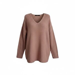 Jenni Kayne Rose Colored Cotton Cabin Sweater Size S